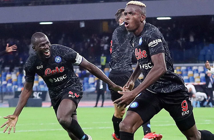  奥斯梅恩戴帽那不勒斯狂胜十人维罗纳  